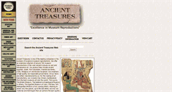 Desktop Screenshot of ancienttreasures.com
