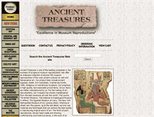 Tablet Screenshot of ancienttreasures.com